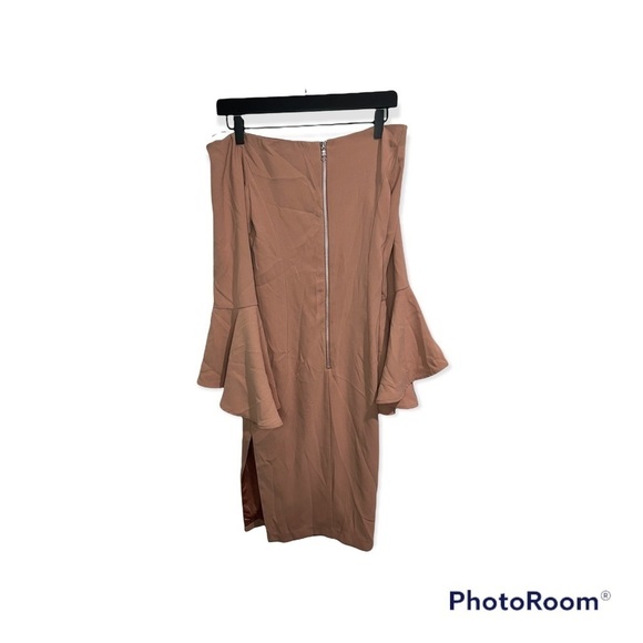 Bardot Solange Off Shoulder Midi Dress sz small 4 - Picture 5 of 9